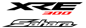 XRE 300 SAHARA DLX Modelo 2026 logo